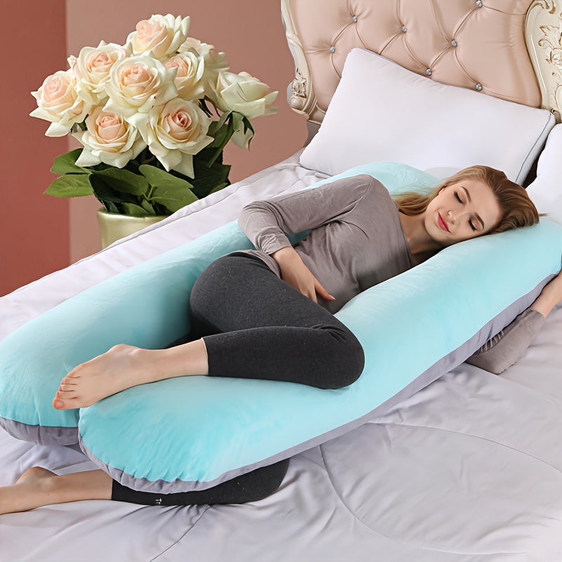 Full Body Pregnancy Support Pillow - U-Shaped Design