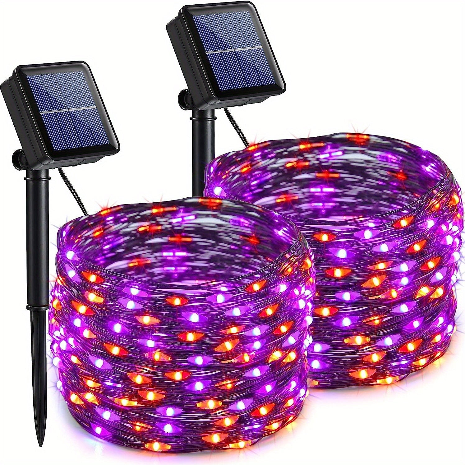 Solar-Powered Red Fairy Lights – Outdoor Waterproof String Lights for Garden & Patio