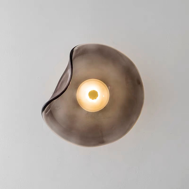 Decorative Amber Wall Fixture | Simple Accent