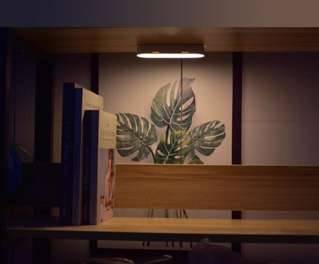 LED Motion Sensor Wall Lamp – USB Rechargeable and Wireless Design