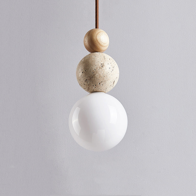 Travertine Pendant Light | Scandinavian-Inspired