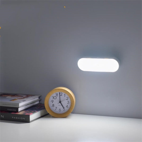 LED Motion Sensor Wall Lamp – USB Rechargeable and Wireless Design