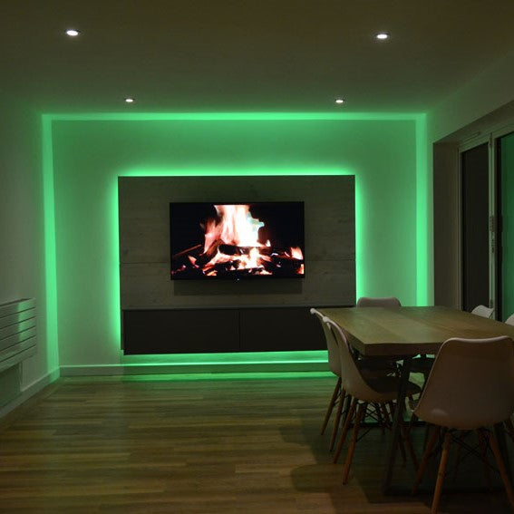 Indoor Flexible LED Light Strips – DIY Lighting Kit with Colour Options