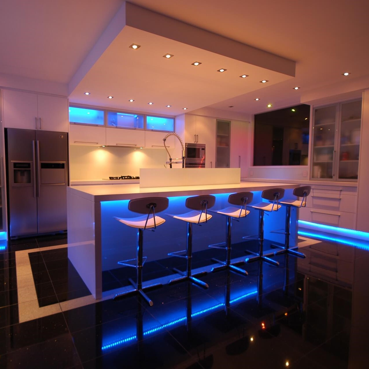 Indoor Flexible LED Light Strips – DIY Lighting Kit with Colour Options