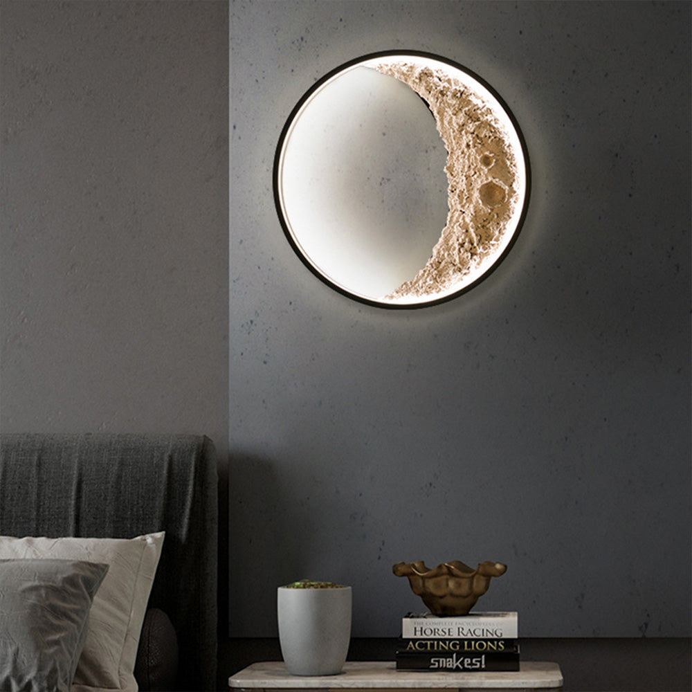 LED Realistic Moon Wall Lamp