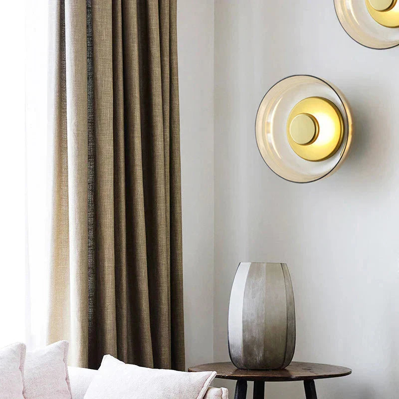 Glass Mushroom LED Wall Lamp | LED Chip | Bedroom & Living Room