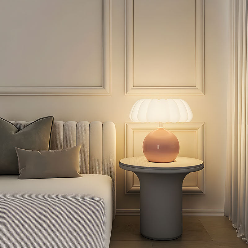 Ceramic Bedside Lamp – Modern Minimalist Style Table Lamp