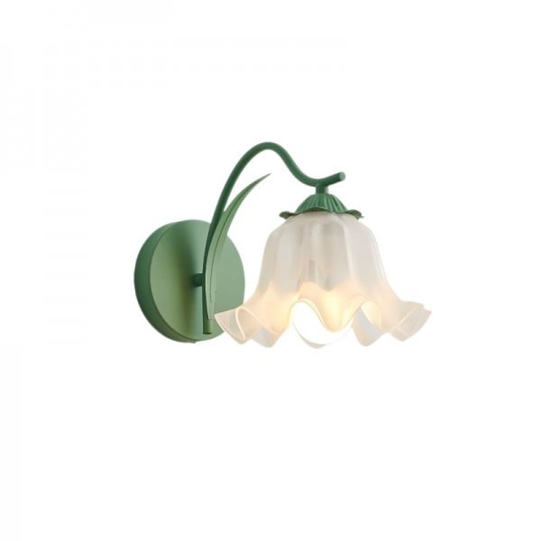 Retro Flower Wall Light – French-Inspired Fixture