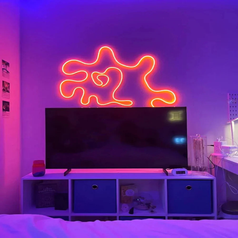 Flexible Neon LED Strip Light | App Controlled Custom Wall Lighting