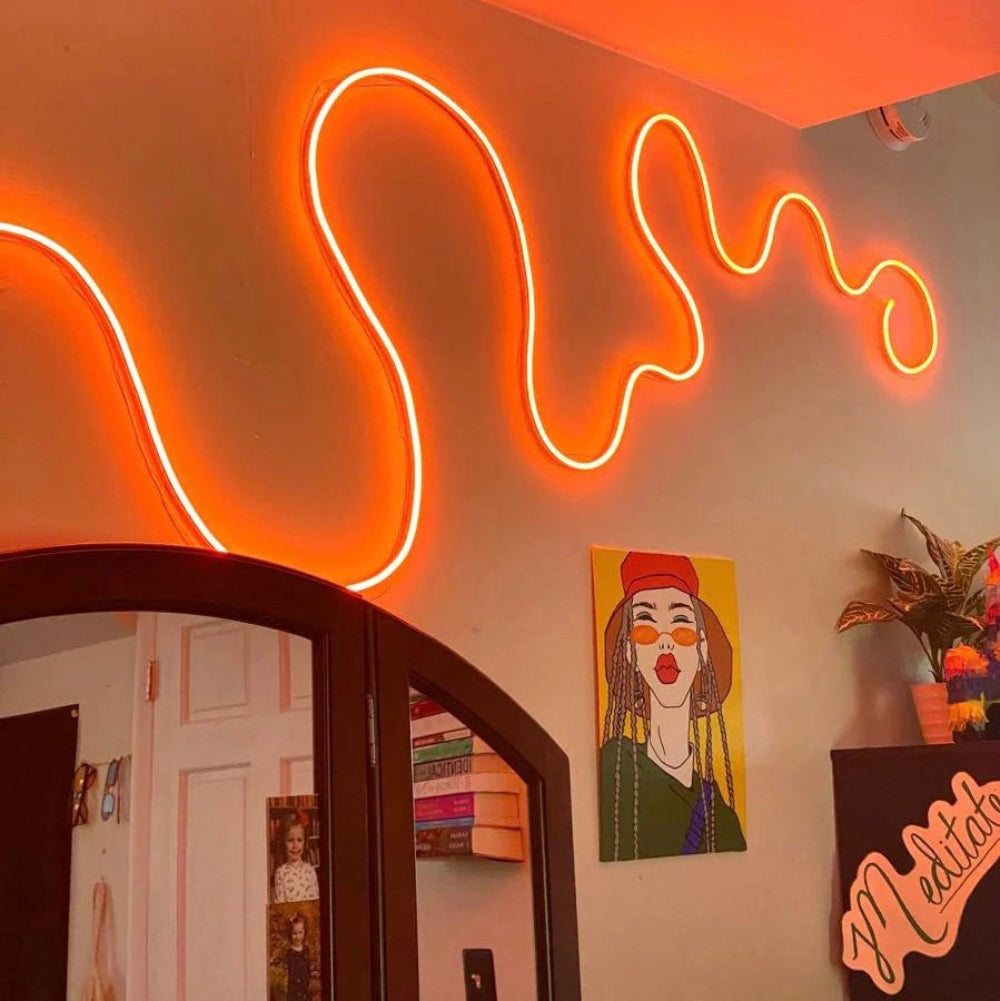 Flexible Neon LED Strip Light | App Controlled Custom Wall Lighting