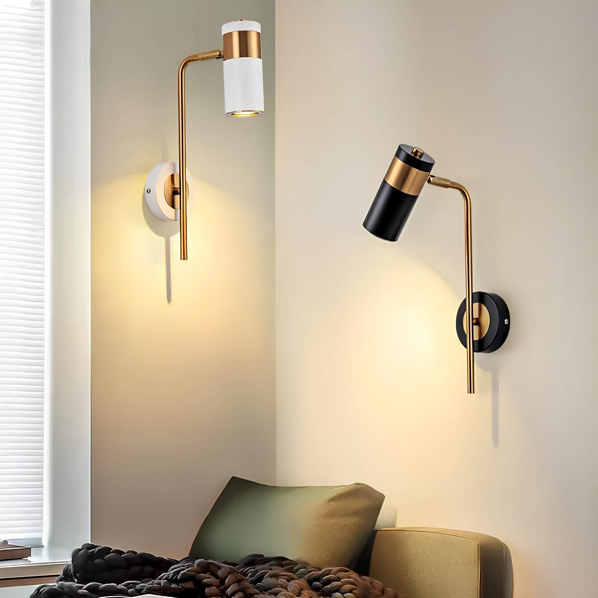 350° Adjustable Swivel LED Wall Light | Bedroom Headboard Reading Light