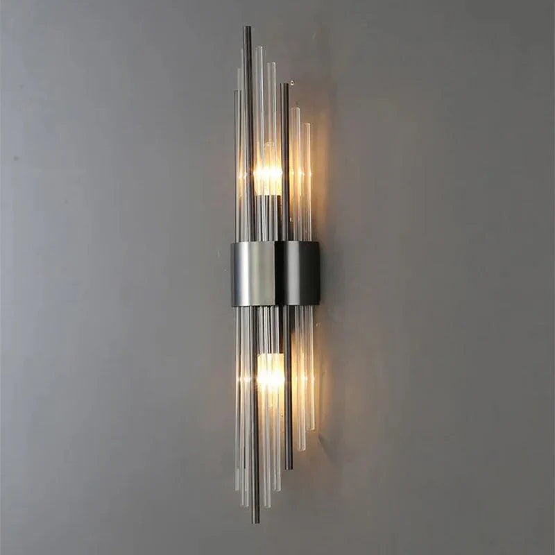 Modern Crystal Wall Sconce – LED Glow Wall Lamps