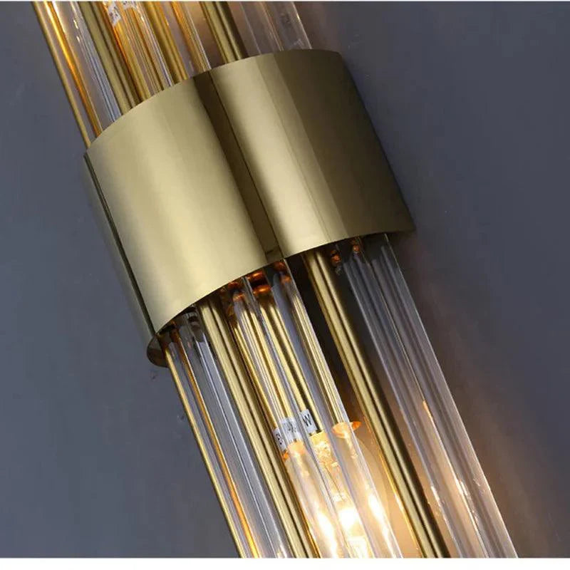 Modern Crystal Wall Sconce – LED Glow Wall Lamps