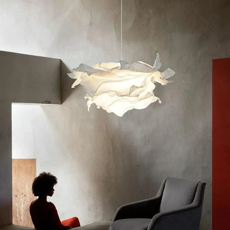 Eco-Friendly Paper Pendant Light - Soft Diffuse Lighting