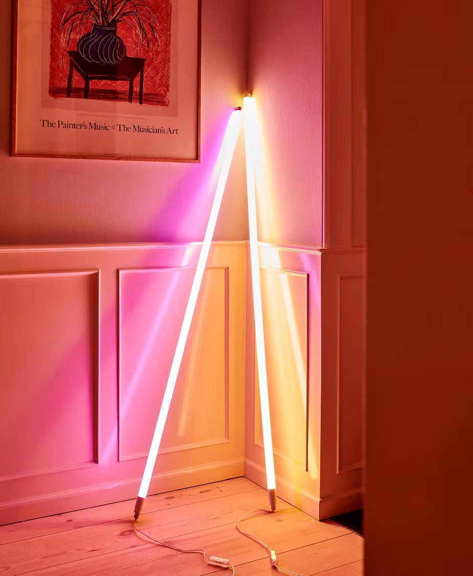 Neon-Style LED Floor Lamp – Vibrant Light Tube for Mood & Accent Lighting - Atelier Dubois Paris