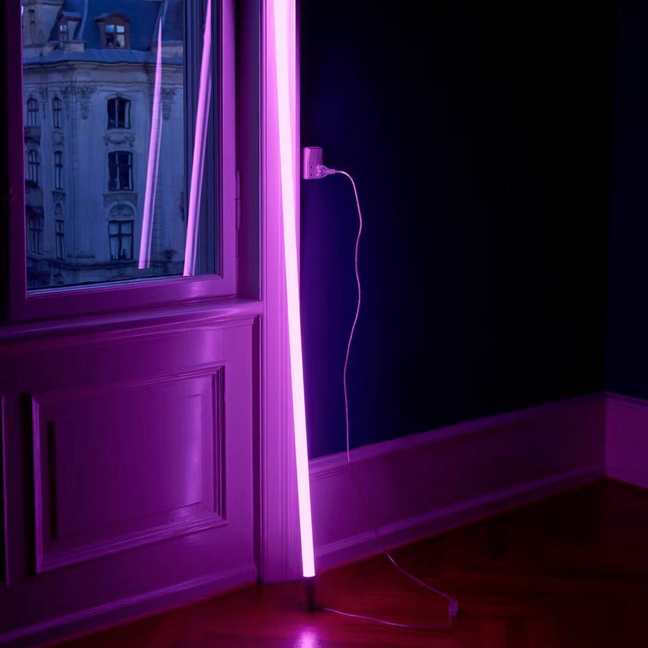 Neon-Style LED Floor Lamp – Vibrant Light Tube for Mood & Accent Lighting - Atelier Dubois Paris