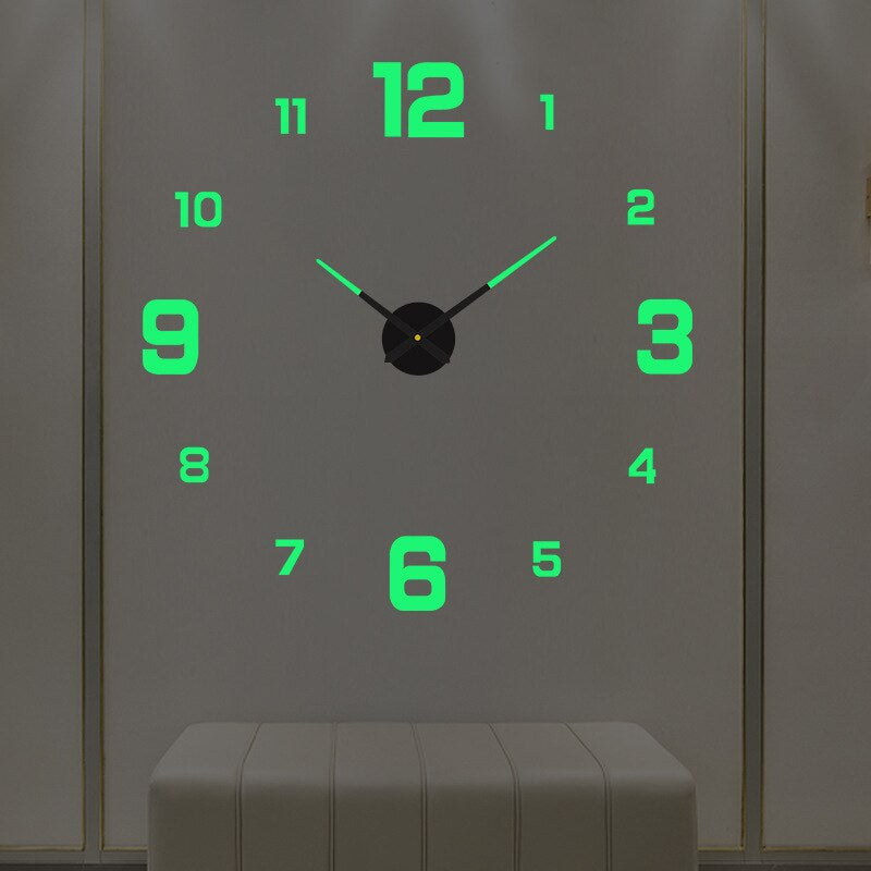 Oversized Modern Wall Clock – Decorative Statement Piece for Any Room - Atelier Dubois Paris
