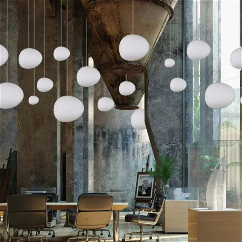 Cobblestone Style Pendant Light