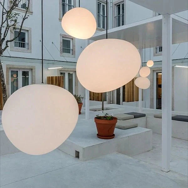 Cobblestone Style Pendant Light