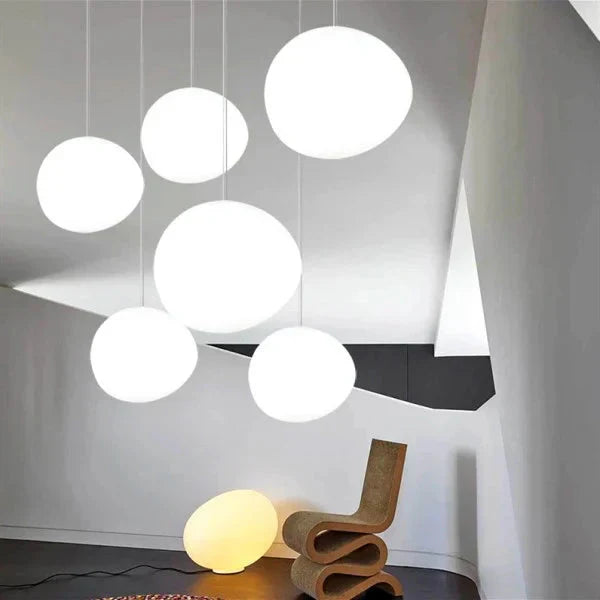 Cobblestone Style Pendant Light