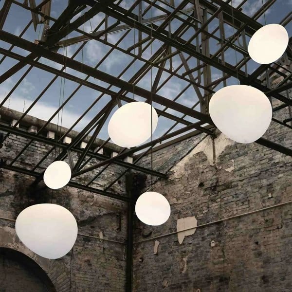 Cobblestone Style Pendant Light