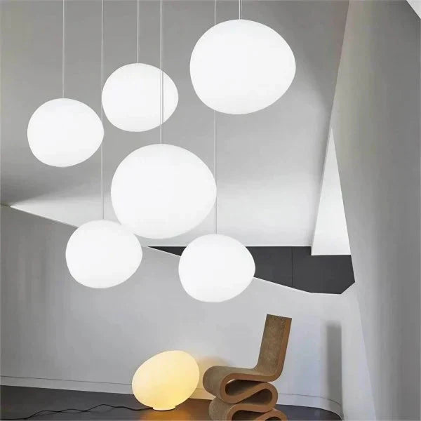 Cobblestone Style Pendant Light