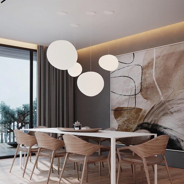 Cobblestone Style Pendant Light