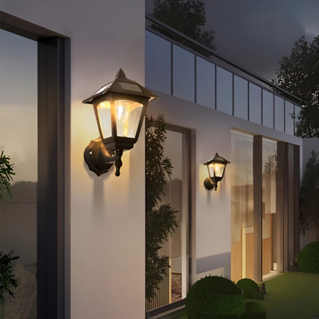 Classic Wireless Solar Wall Light | Set of 2