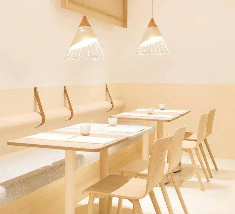Contemporary Pendant Lamp with Iron Shade – E27 Base