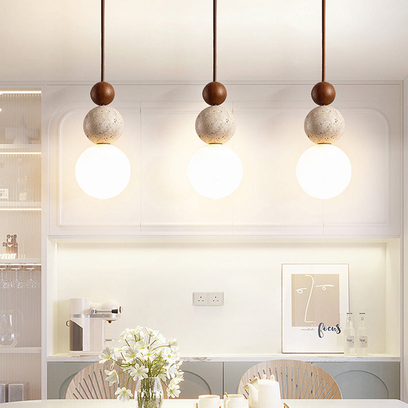 Travertine Pendant Light | Scandinavian-Inspired