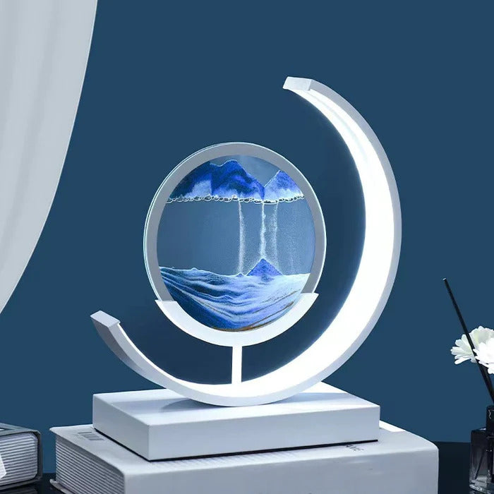 Kinetic Sand Table Lamp – Soothing Decor with Moving Landscapes