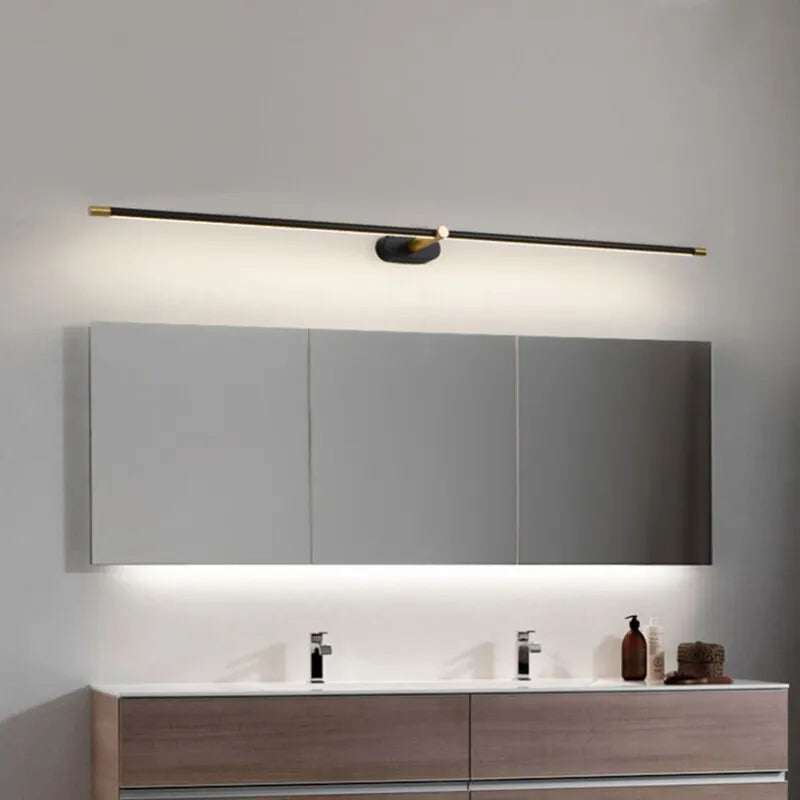 Brushed Nickel Bathroom Wall Lights | Sleek Modern Vanity Lighting