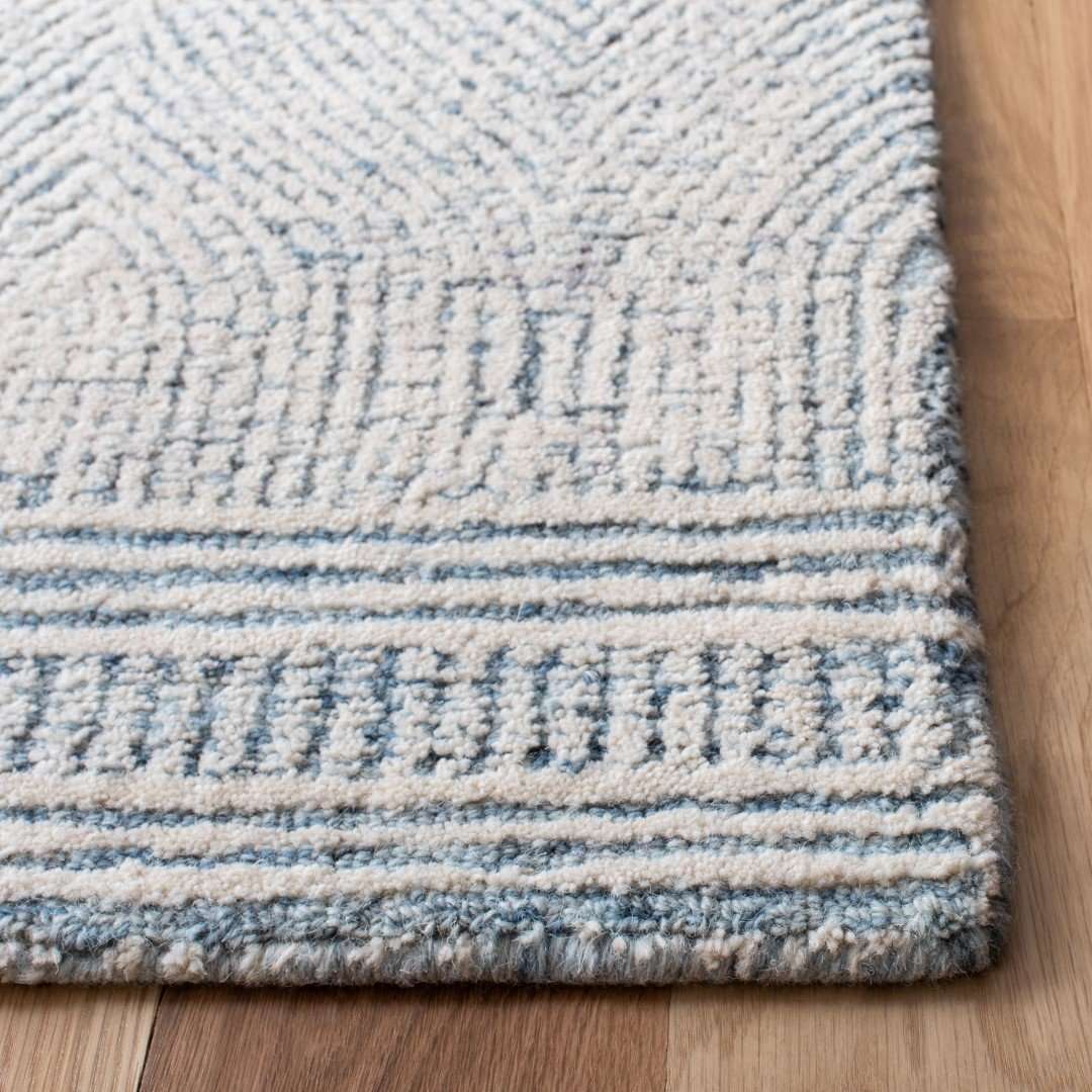 Living Room Floor Rug - Tufted with Minimalist Pattern