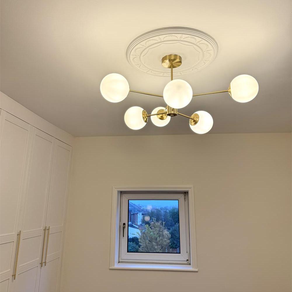 Mid-Century Globe Chandelier – 6/8/12 Lights - Atelier Dubois Paris