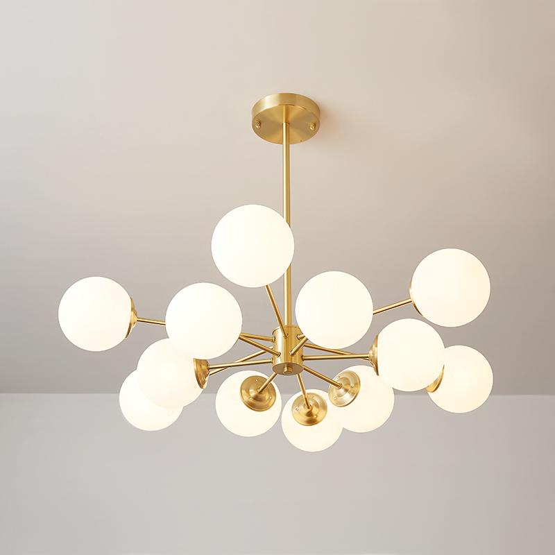 Mid-Century Globe Chandelier – 6/8/12 Lights - Atelier Dubois Paris