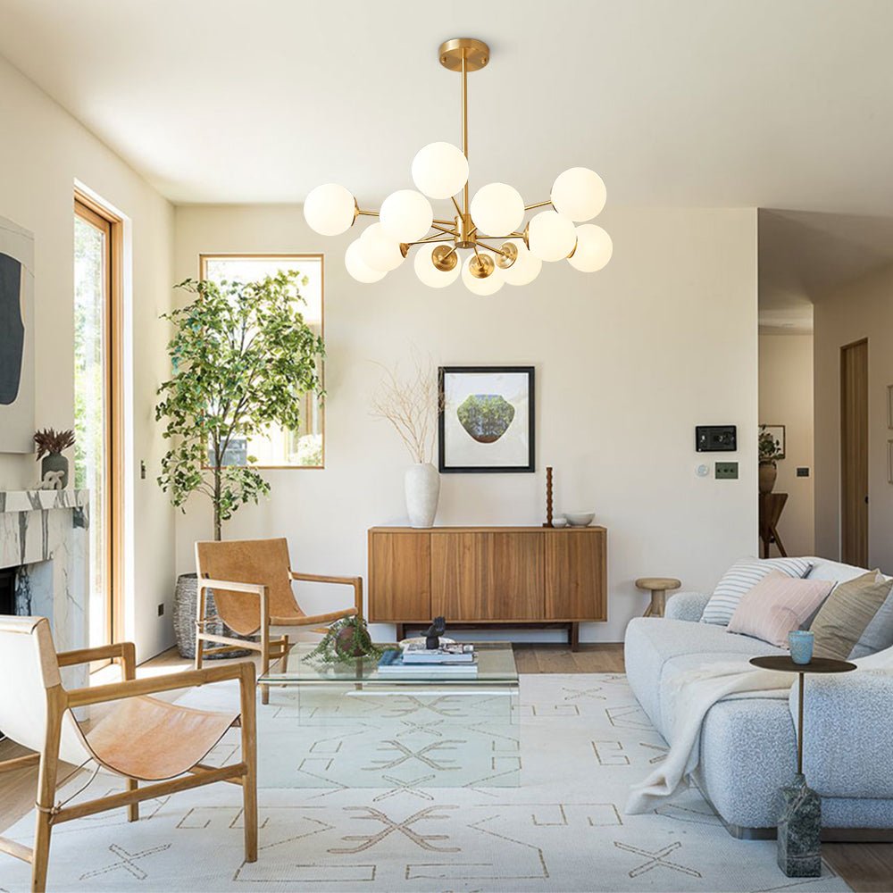 Mid-Century Globe Chandelier – 6/8/12 Lights - Atelier Dubois Paris