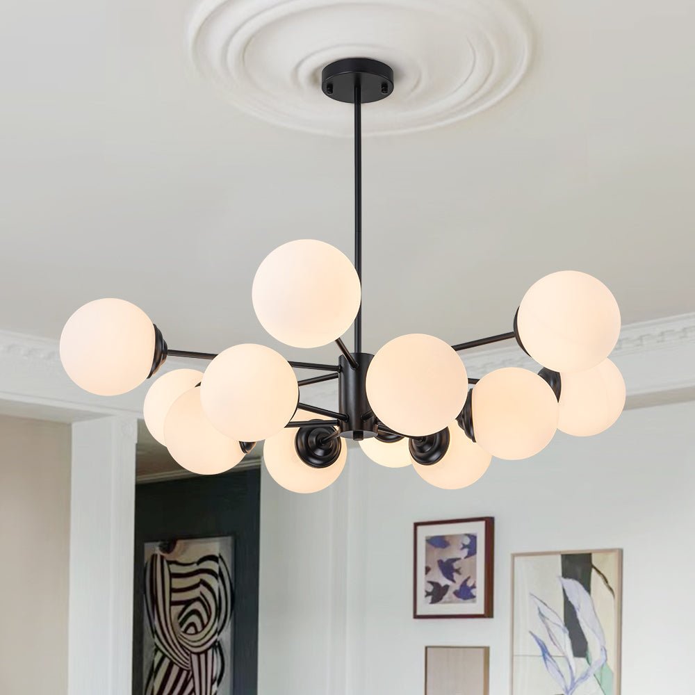 Mid-Century Globe Chandelier – 6/8/12 Lights - Atelier Dubois Paris