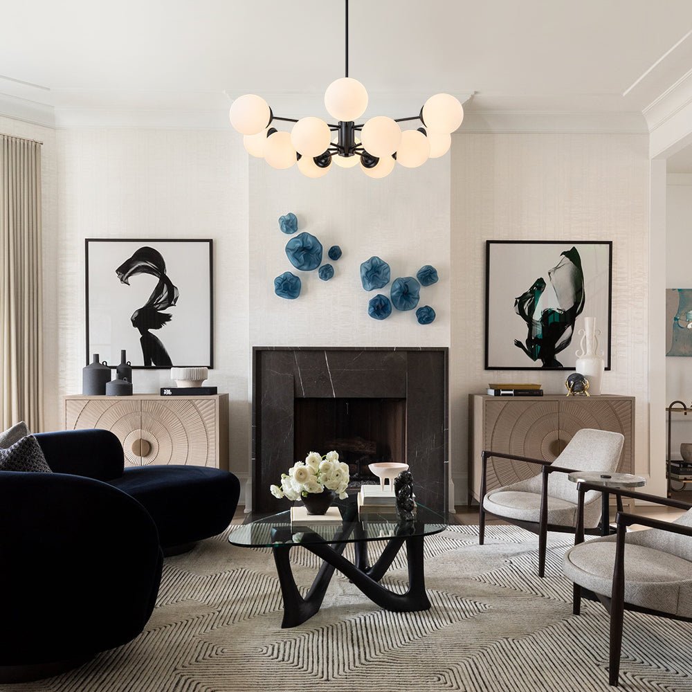 Mid-Century Globe Chandelier – 6/8/12 Lights - Atelier Dubois Paris