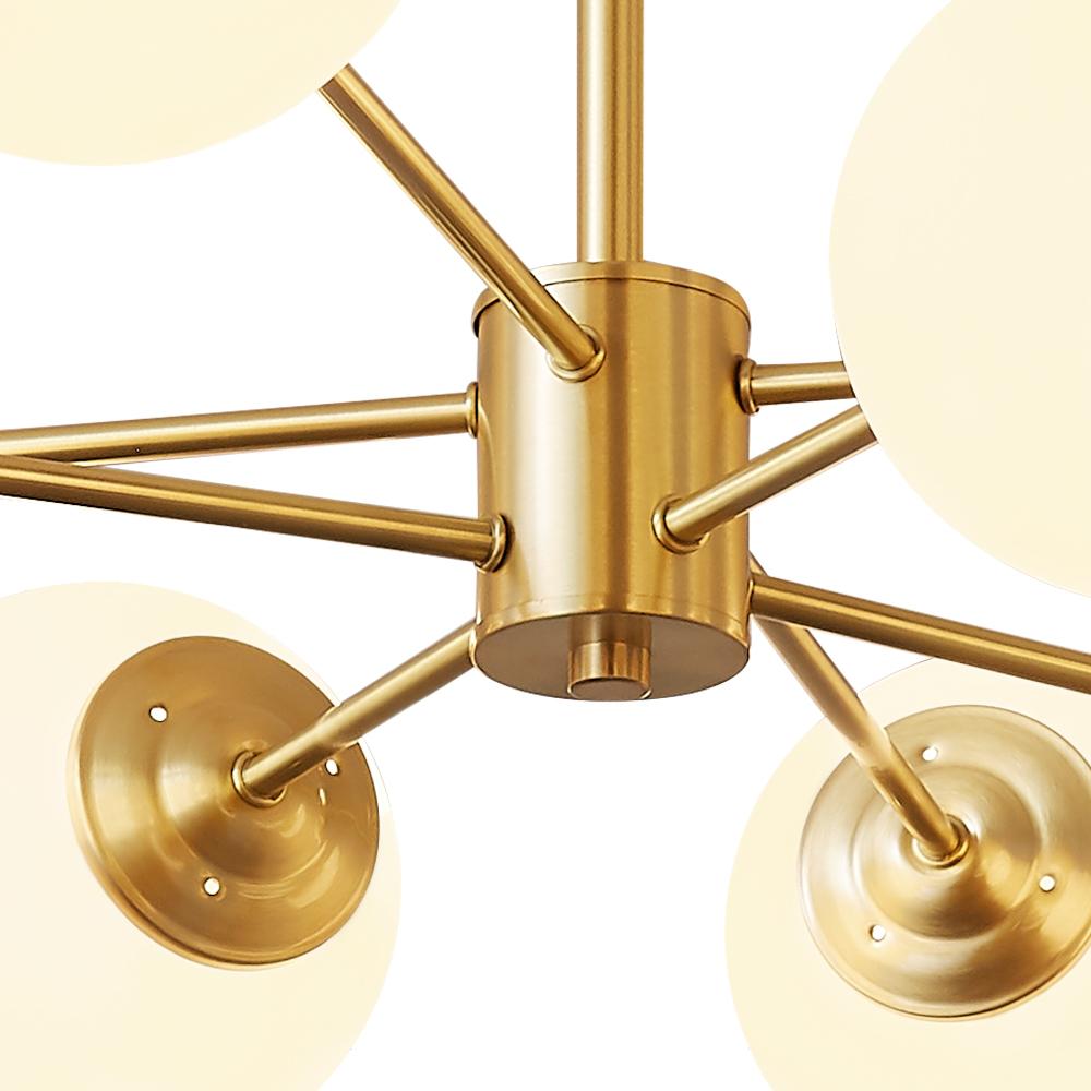 Mid-Century Globe Chandelier – 6/8/12 Lights - Atelier Dubois Paris
