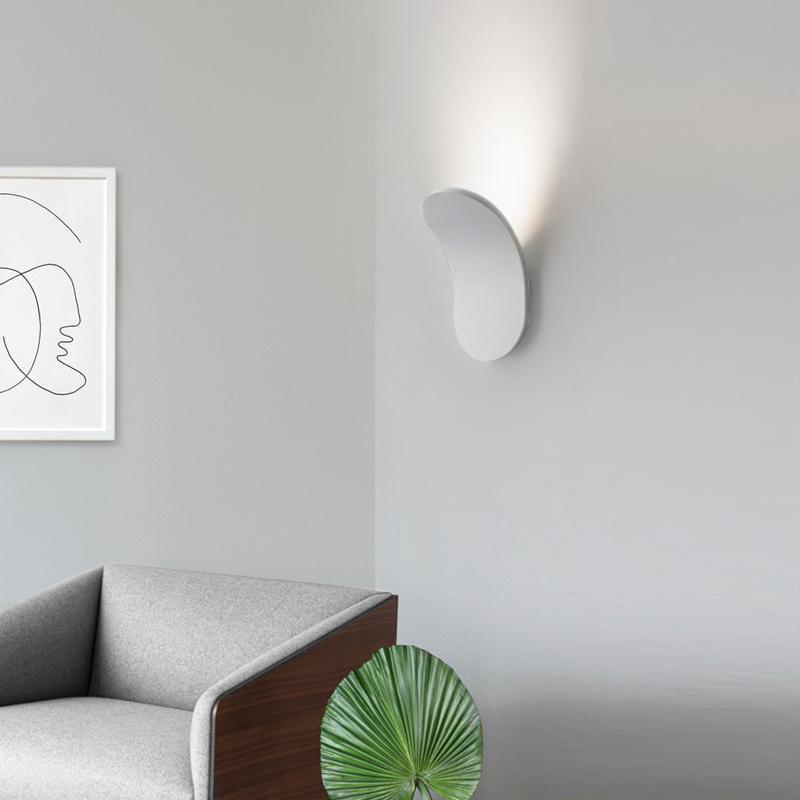 Modern Wall Lamp – Black or White Finish Indoor Light