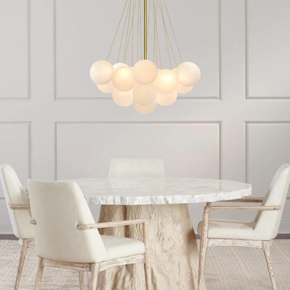 Hanging Bubble Glass Chandelier – Contemporary Design