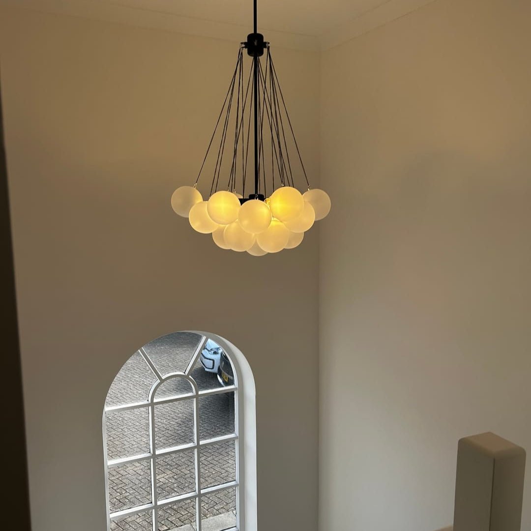 Hanging Bubble Glass Chandelier – Contemporary Design