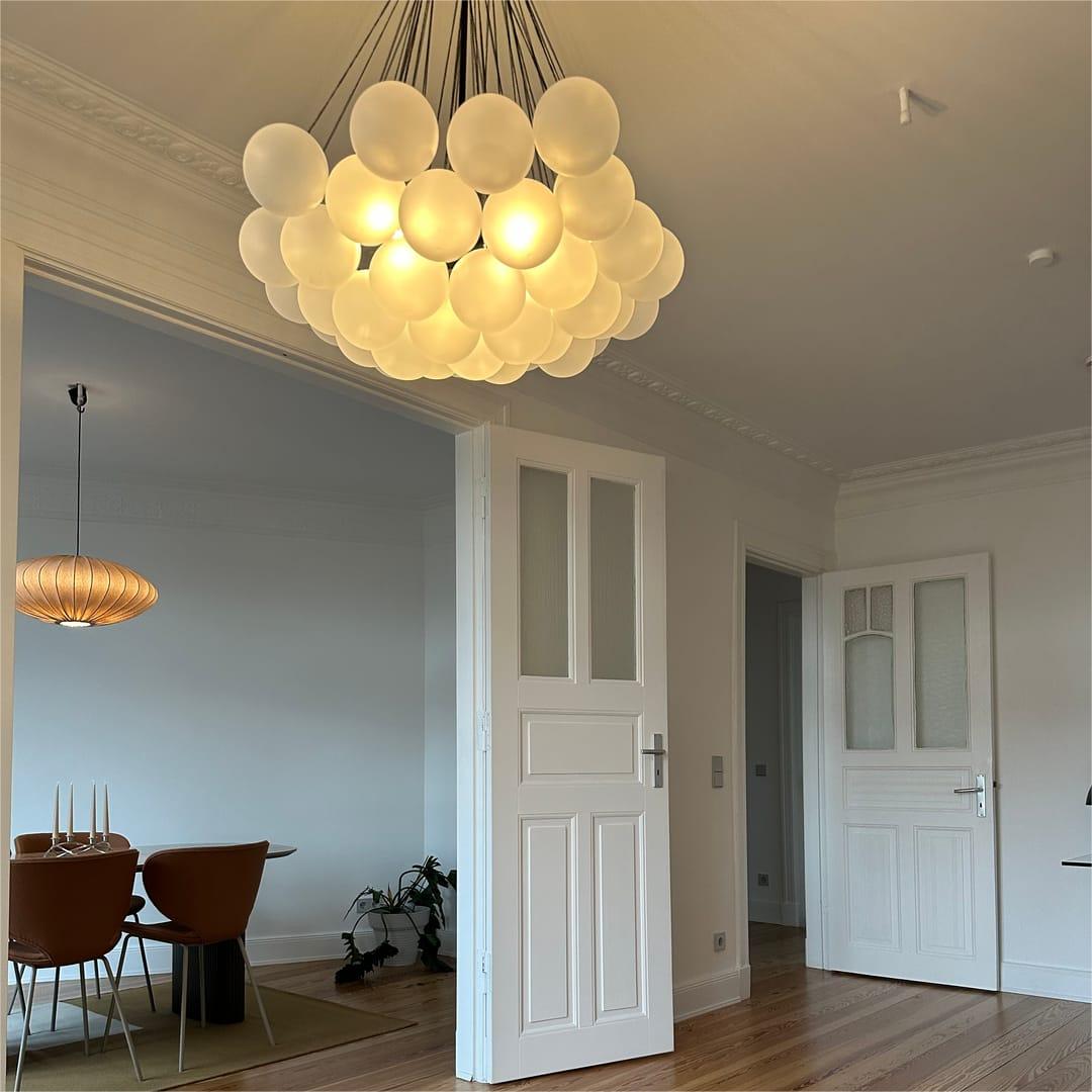 Hanging Bubble Glass Chandelier – Contemporary Design