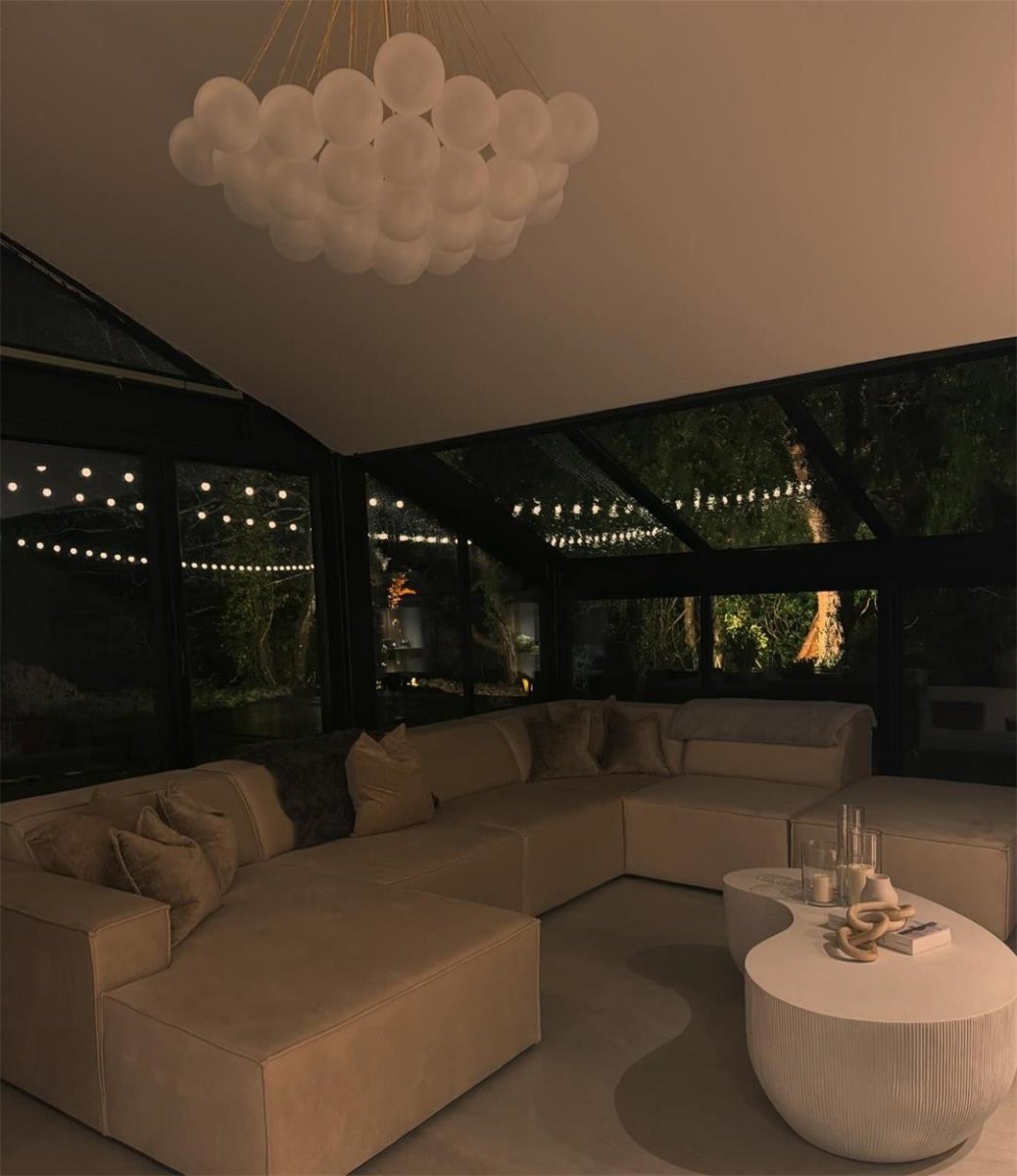 Hanging Bubble Glass Chandelier – Contemporary Design