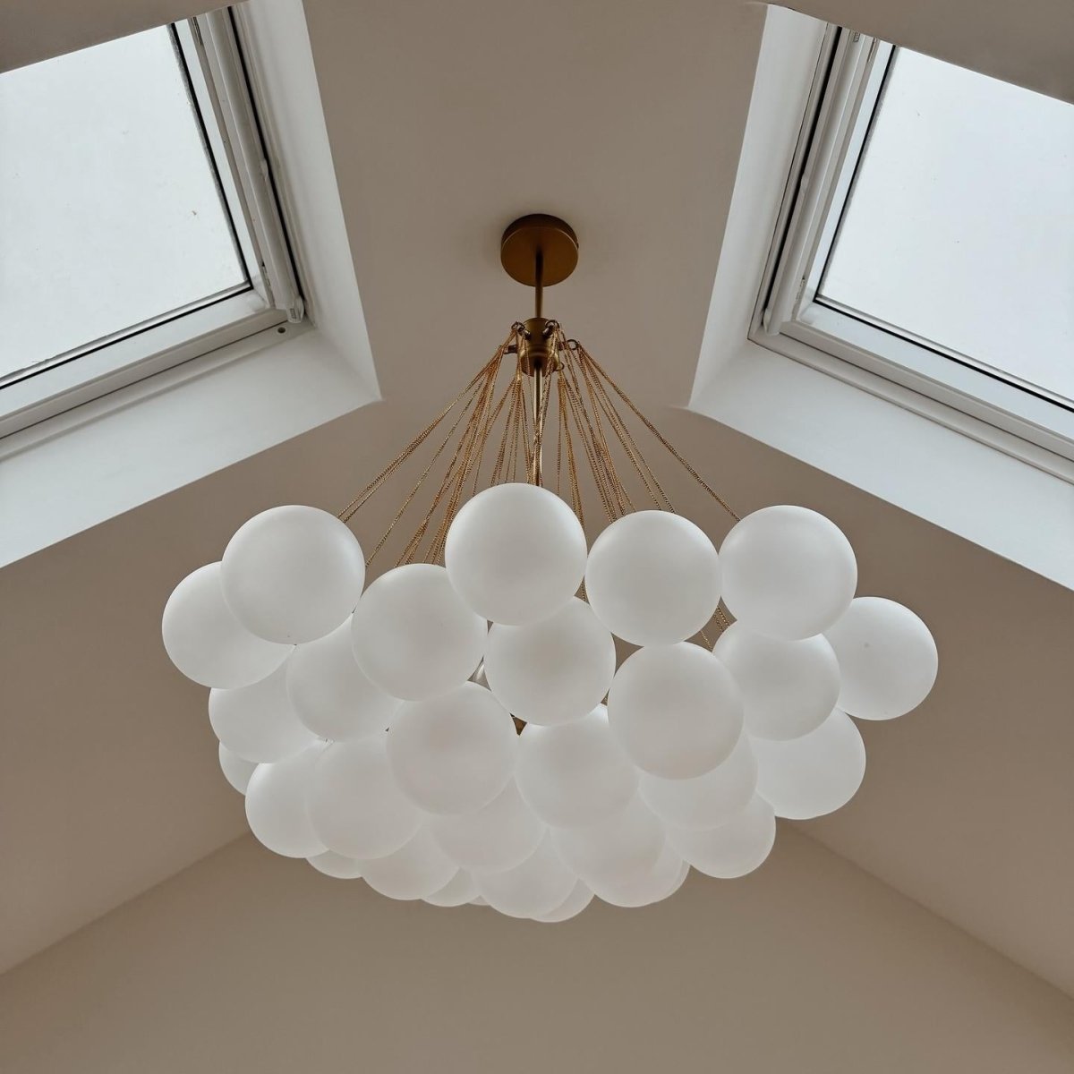 Hanging Bubble Glass Chandelier – Contemporary Design