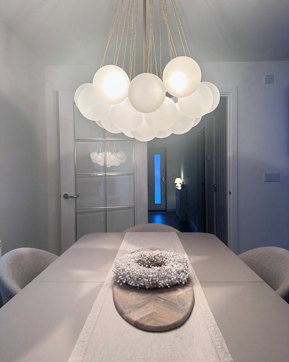 Hanging Bubble Glass Chandelier – Contemporary Design