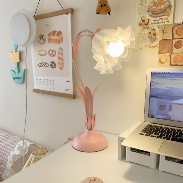 Classic Vintage Adjustable Flower Table Lamp – Stylish and Functional Light