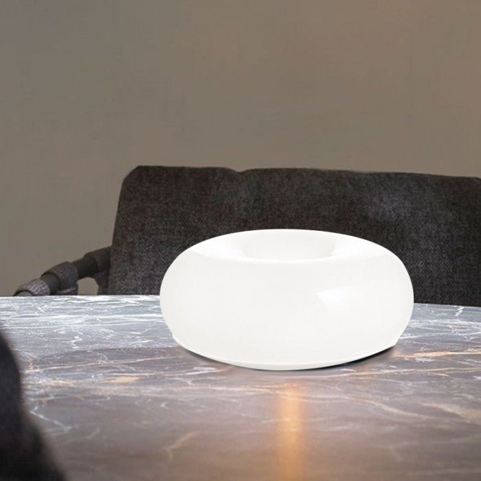 Donut-Shaped Bauhaus Wall & Table Lamp