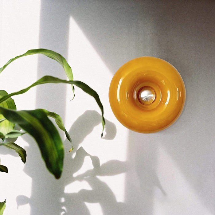 Donut-Shaped Bauhaus Wall & Table Lamp