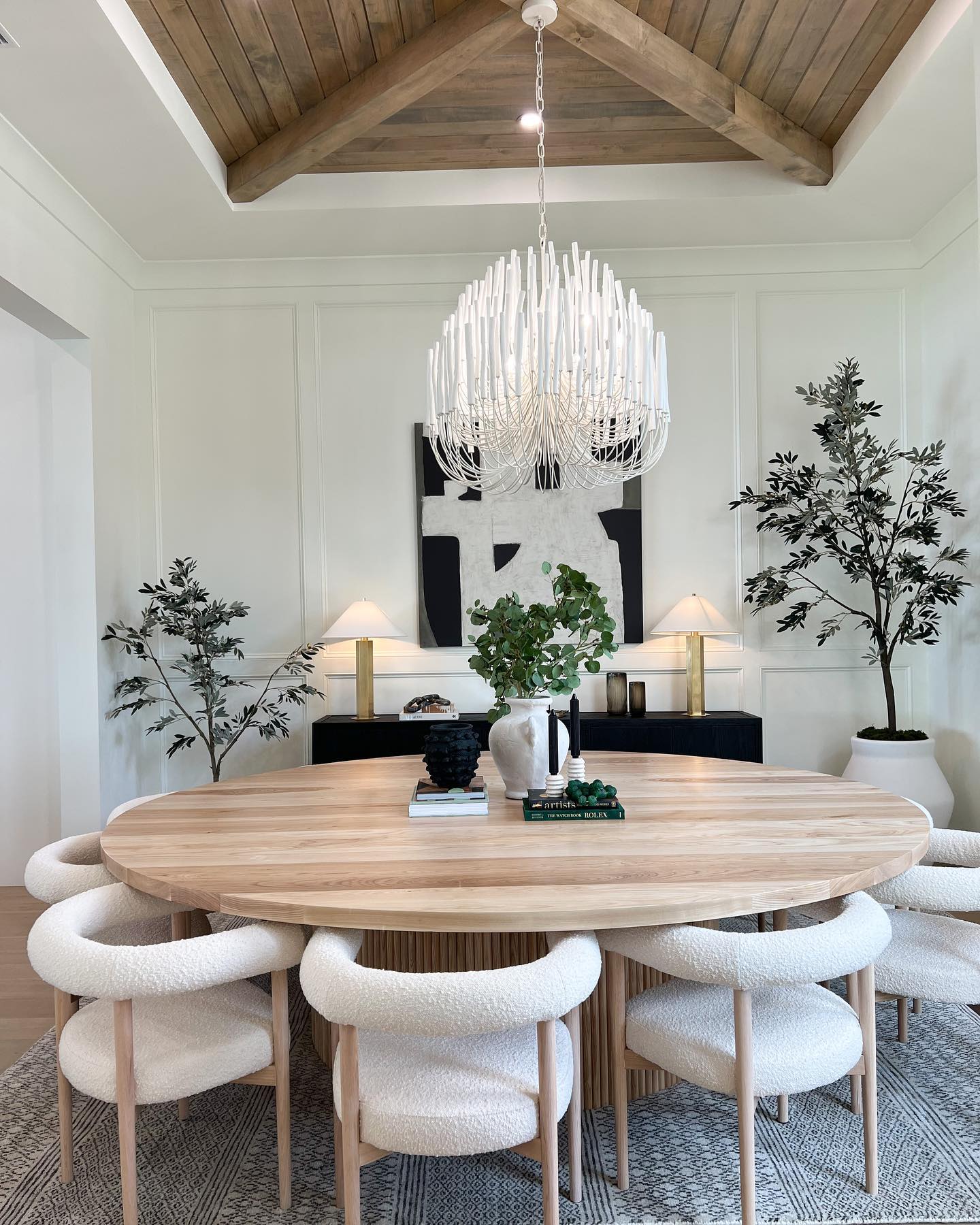 Multi-Stick Ceiling Chandelier – Cluster Pendant Light